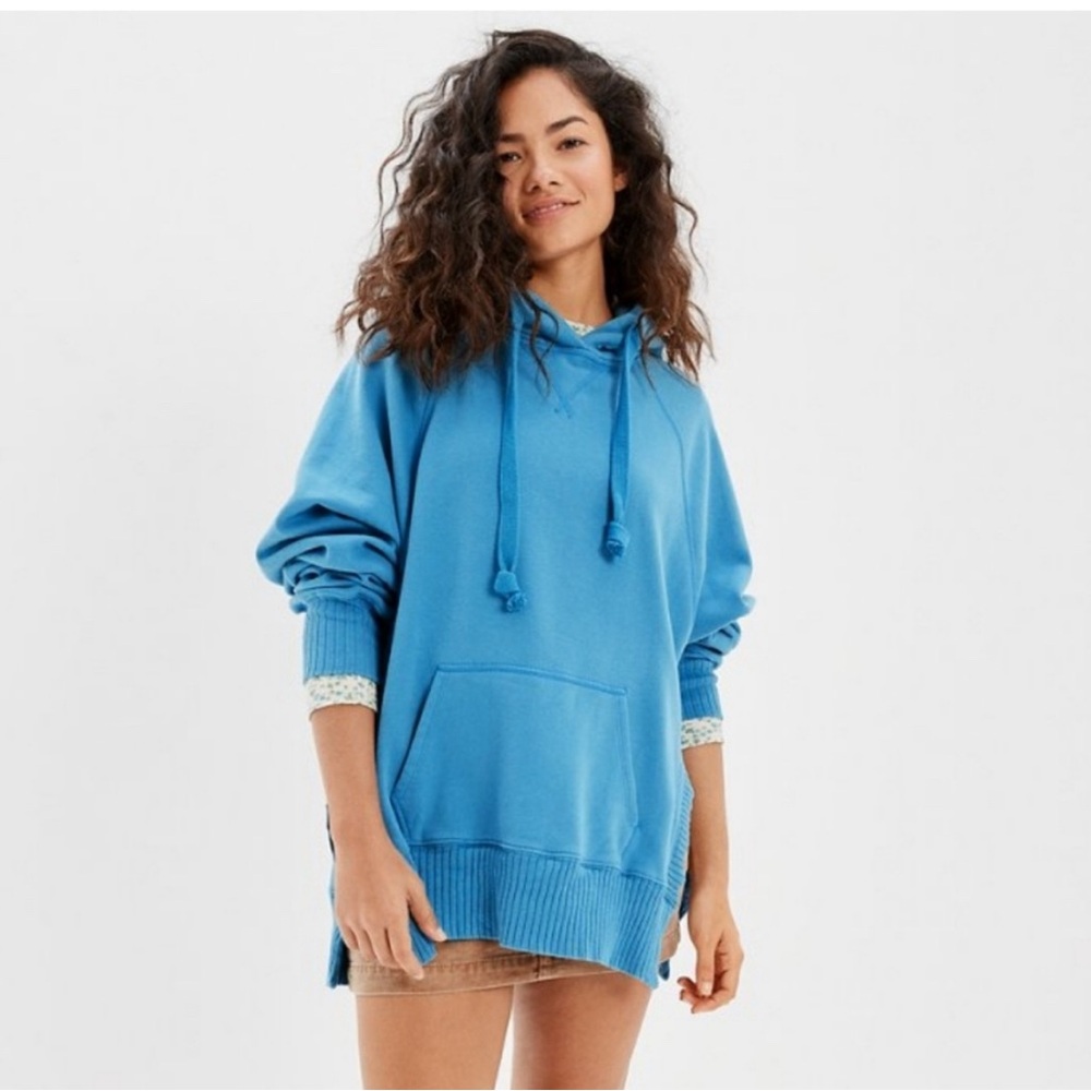 American Eagle Outfitters Vintage Sky Blue Hoodie